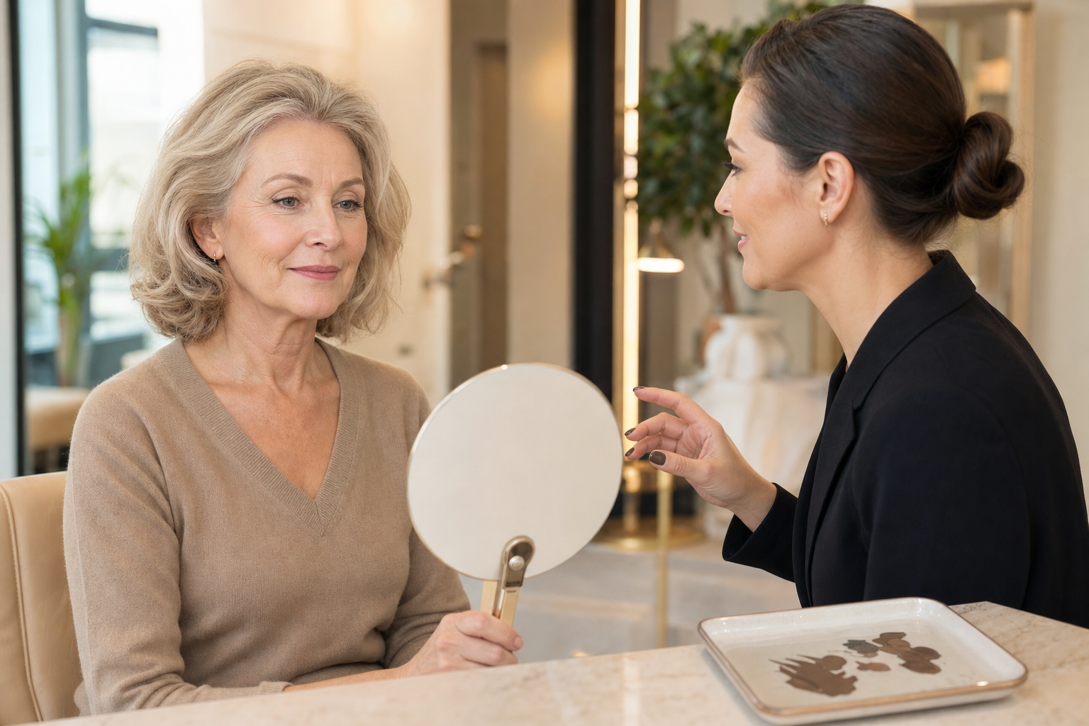 Microblading ab 60: dezente Verdichtung ohne harte Kontur in einem hochwertigen Berliner Beauty-Studio