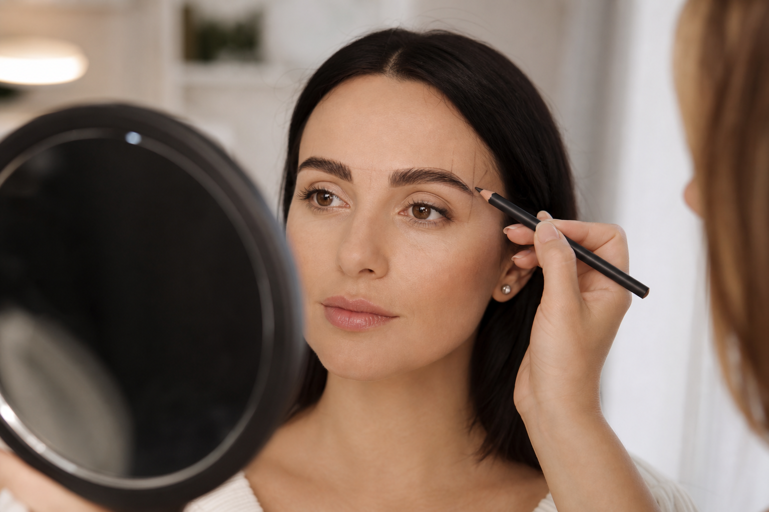 Microblading Beratung für asymmetrische Augenbrauen in Berlin