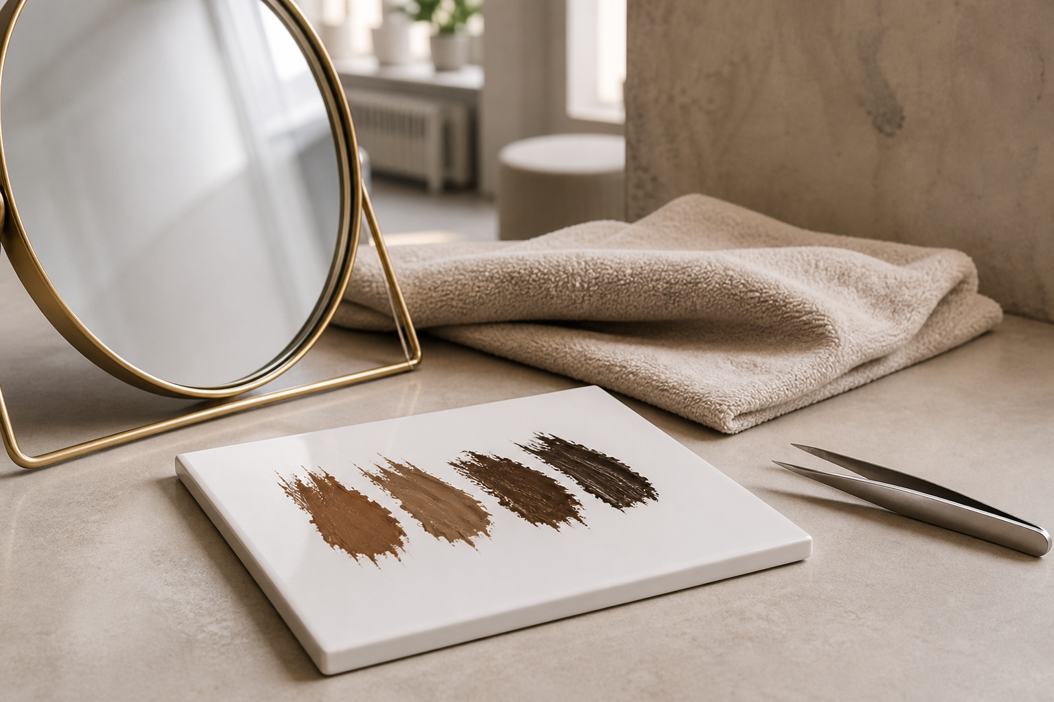 Microblading bei dunkler Haut: natürliche Brauenfarbe wählen in einem hochwertigen Berliner Beauty-Studio
