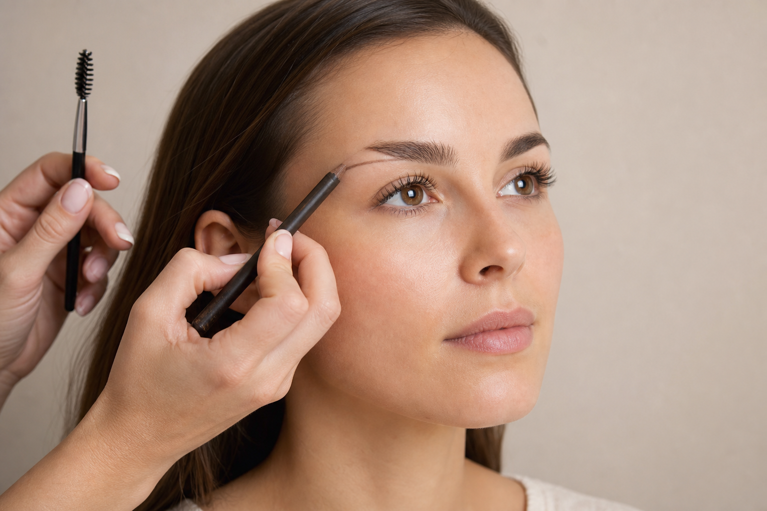 Microblading bei fehlendem Brauenschwanz natürlich planen in einem hochwertigen Berliner Beauty-Studio