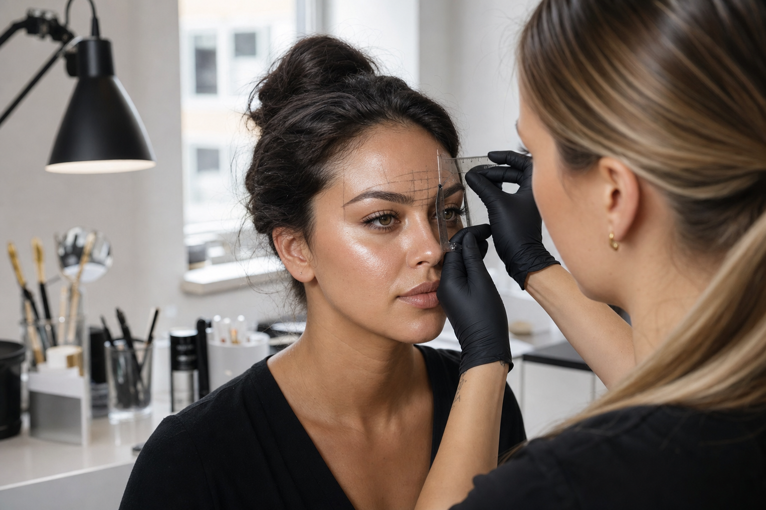 Microblading bei fettiger Haut: Haltbarkeit und Pflege