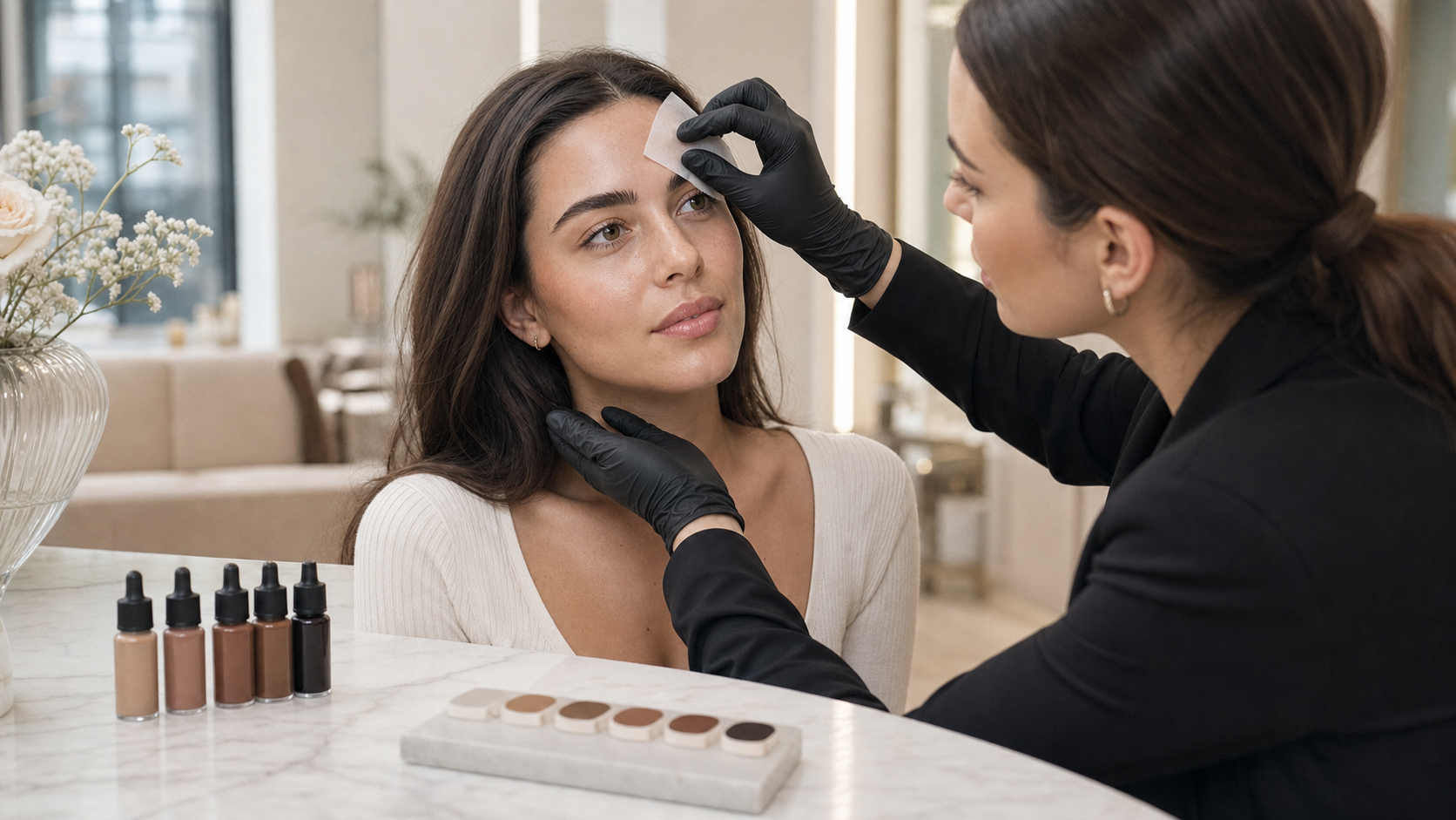 Microblading bei fettiger Stirnzone: Haltbarkeit ehrlich einschätzen in einem hochwertigen Berliner Beauty-Studio