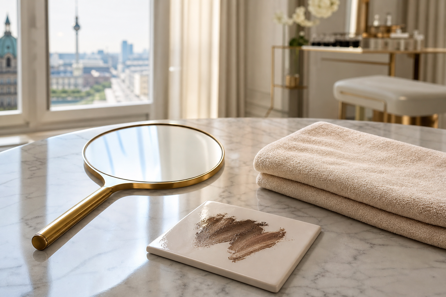 Microblading bei Hochzeit im Sommer: Sonne und Timing in einem hochwertigen Berliner Beauty-Studio