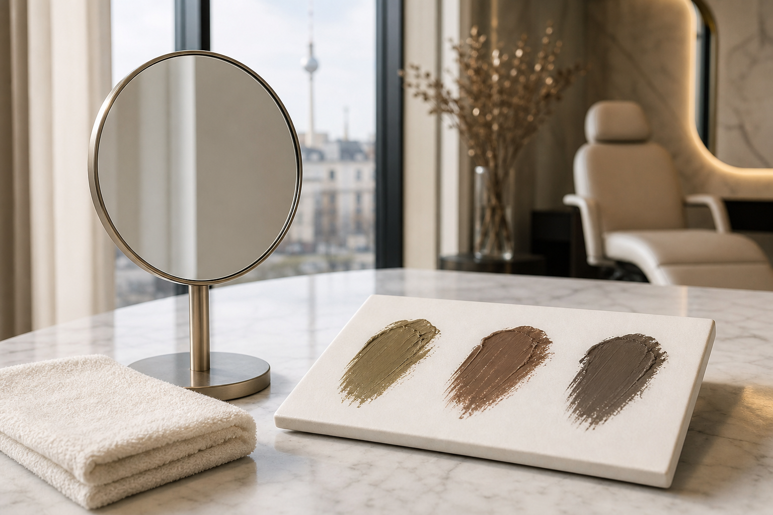 Microblading bei olivfarbener Haut: Unterton beachten in einem hochwertigen Berliner Beauty-Studio