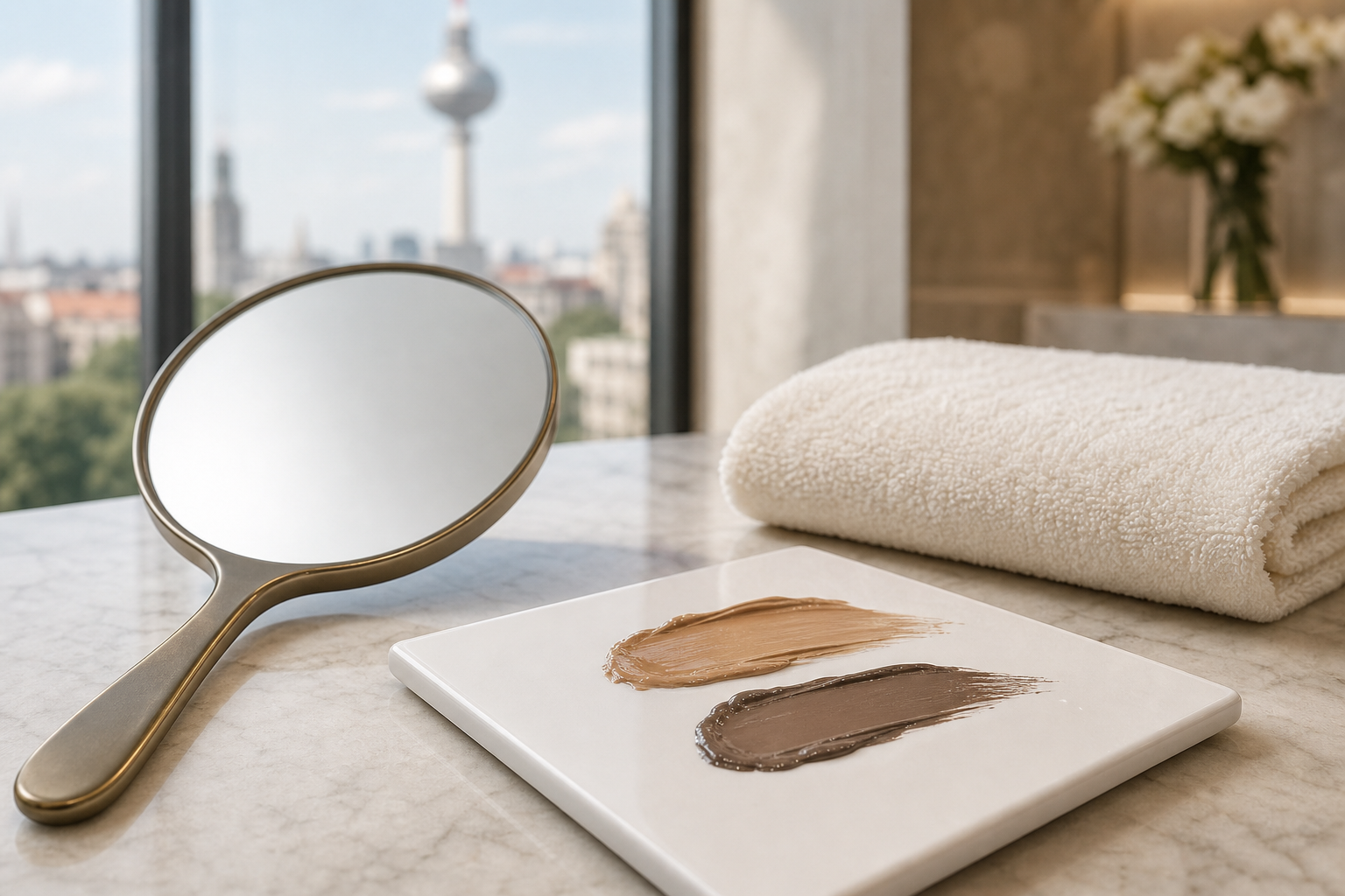 Microblading Berlin vor Sommerurlaub wie viel Abstand sinnvoll ist – hochwertige Beratungsszene im Berliner Beauty-Studio