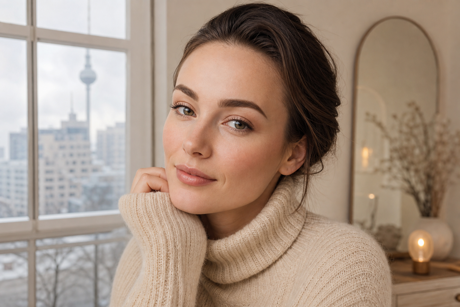 Microblading im Winter bei trockener Heizungsluft in einem hochwertigen Berliner Beauty-Studio