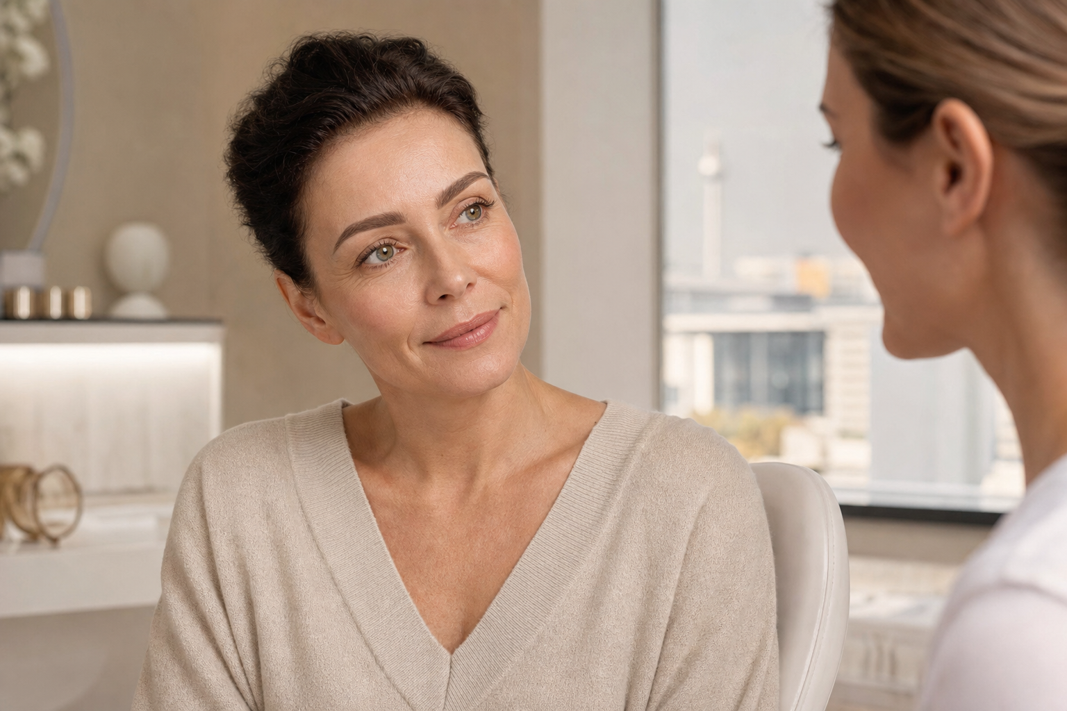 Microblading nach jahrelangem Zupfen der Augenbrauen