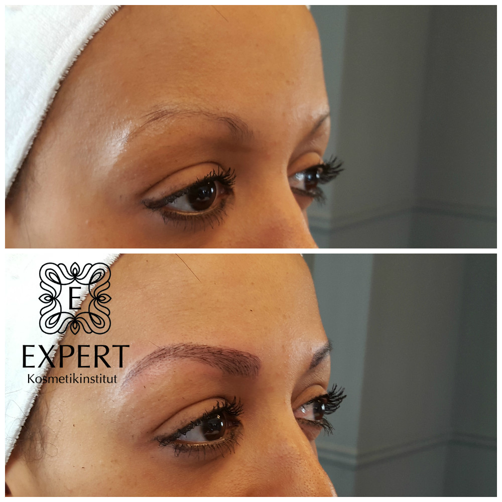Microblading Vorher Nachher 1 Microblading Vorher Nachher 1