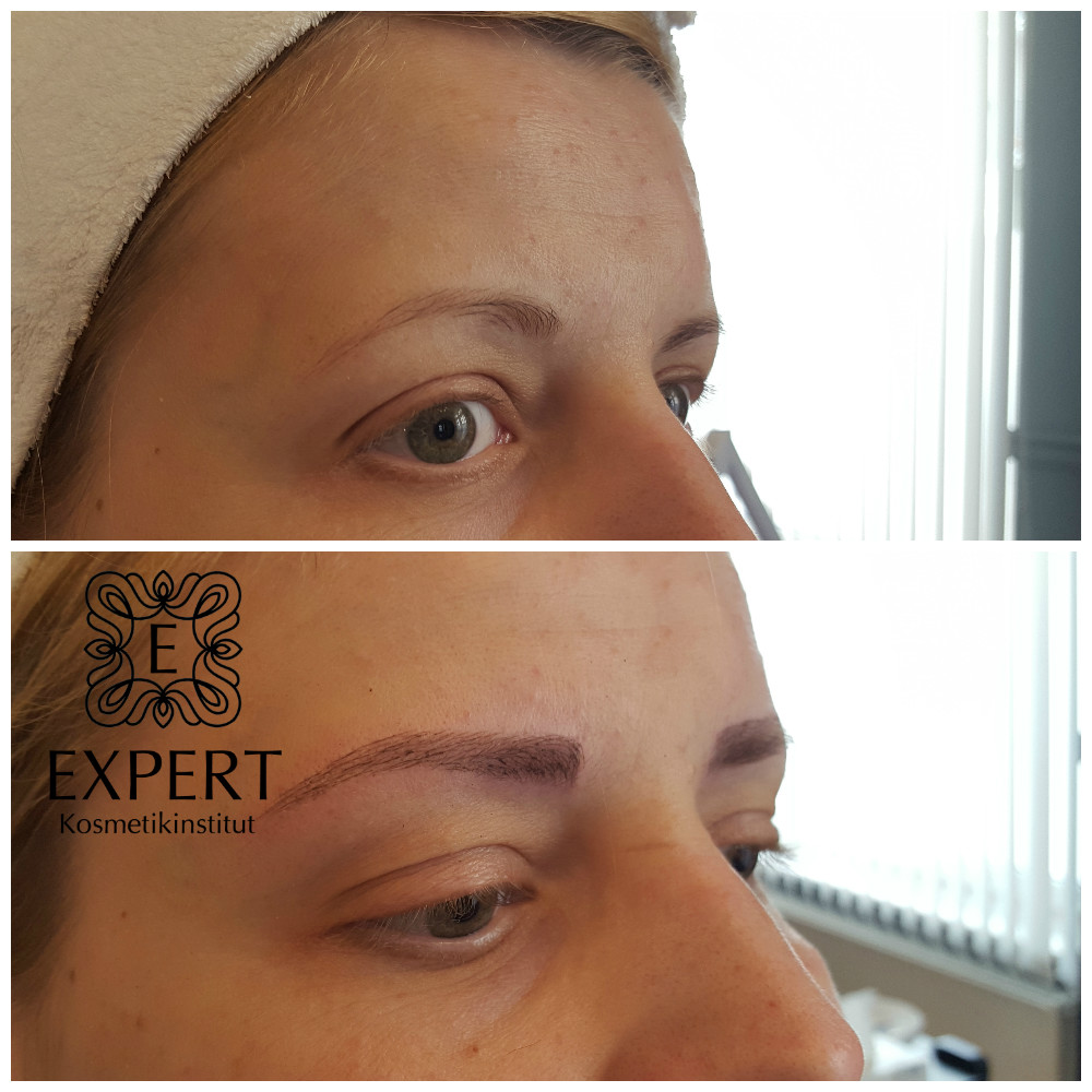 Microblading Vorher Nachher 1 Microblading Vorher Nachher 1